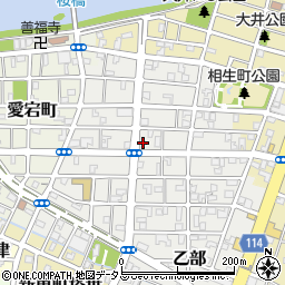三重県津市相生町388周辺の地図