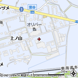 愛知県豊橋市雲谷町上ノ山240周辺の地図