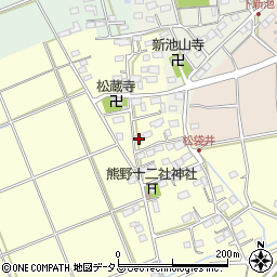 静岡県袋井市松袋井33周辺の地図