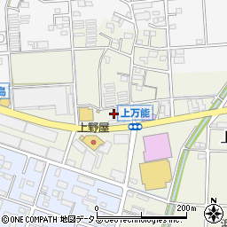 静岡県磐田市上万能495周辺の地図
