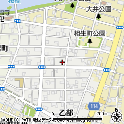 三重県津市相生町375周辺の地図