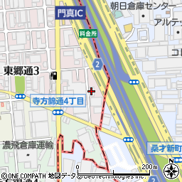 ネオス大阪営業所周辺の地図
