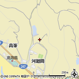 愛知県知多郡南知多町山海河廻間63周辺の地図