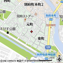 兵庫県加古川市別府町元町170周辺の地図