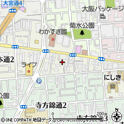 ジャングルジャングル守口店周辺の地図