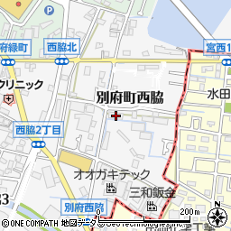 兵庫県加古川市別府町西脇96周辺の地図