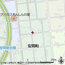 静岡県浜松市中央区安間町143周辺の地図