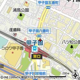 ＴＳＵＴＡＹＡ阪神甲子園店周辺の地図
