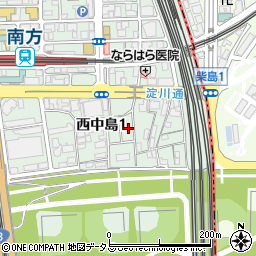 〒532-0011 大阪府大阪市淀川区西中島の地図