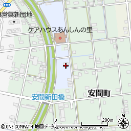 静岡県浜松市中央区安新町15周辺の地図