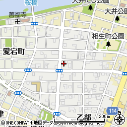 三重県津市相生町386周辺の地図