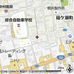 静岡県浜松市中央区篠ケ瀬町1006周辺の地図