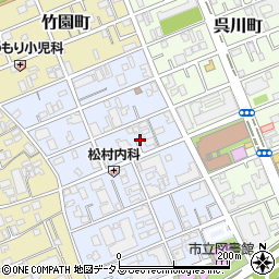 兵庫県芦屋市伊勢町5周辺の地図