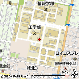 静岡県浜松市中央区城北3丁目周辺の地図