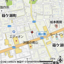 静岡県浜松市中央区篠ケ瀬町1092周辺の地図