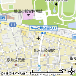 静岡県磐田市国府台71周辺の地図