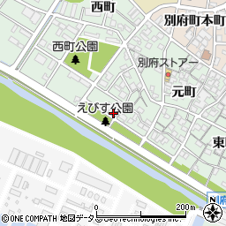 兵庫県加古川市別府町元町201-2周辺の地図