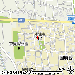 静岡県磐田市国府台605周辺の地図