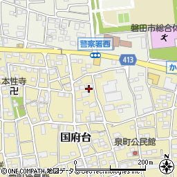 静岡県磐田市国府台362周辺の地図