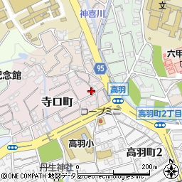 兵庫県神戸市灘区寺口町3-2周辺の地図
