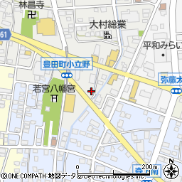 静岡県磐田市小立野16周辺の地図