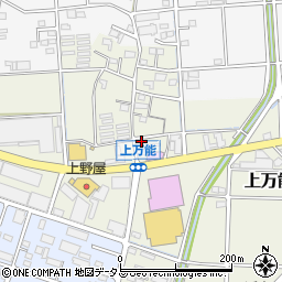 静岡県磐田市上万能440周辺の地図