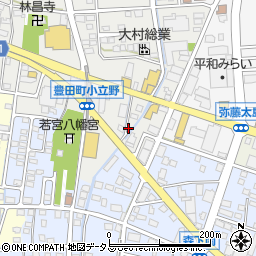 静岡県磐田市小立野9周辺の地図