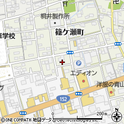 静岡県浜松市中央区篠ケ瀬町1027周辺の地図