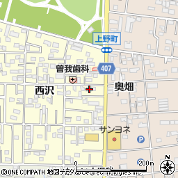 愛知県豊橋市高師町西沢76周辺の地図