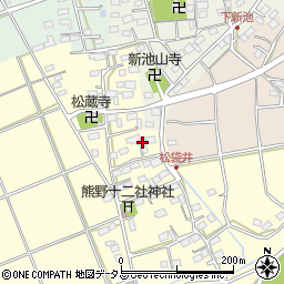 静岡県袋井市松袋井24周辺の地図