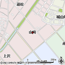 愛知県豊橋市駒形町山崎周辺の地図