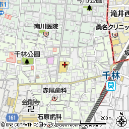 千林くらしエール館　フェニックスホール周辺の地図