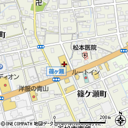静岡三菱自動車販売（株）浜松店周辺の地図
