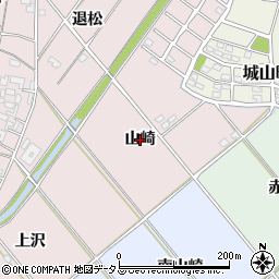 愛知県豊橋市駒形町（山崎）周辺の地図