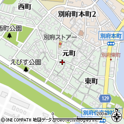兵庫県加古川市別府町元町周辺の地図