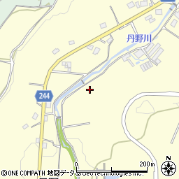 丹野川周辺の地図
