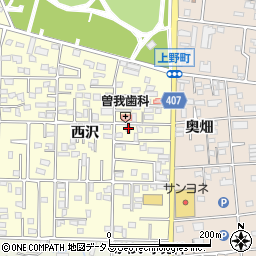 愛知県豊橋市高師町西沢75周辺の地図