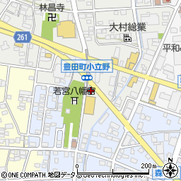 静岡県磐田市小立野12周辺の地図