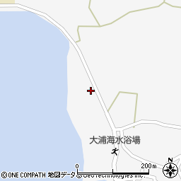 愛知県西尾市一色町佐久島古々畑周辺の地図
