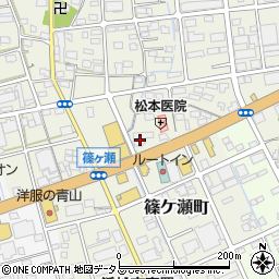静岡県浜松市中央区篠ケ瀬町1168周辺の地図