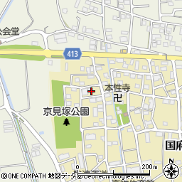 静岡県磐田市国府台624-1周辺の地図
