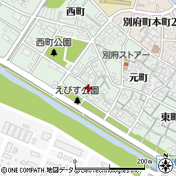 兵庫県加古川市別府町元町199周辺の地図