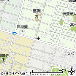 三重県津市高洲町3-30周辺の地図