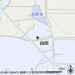 三重県伊賀市山出600-1周辺の地図