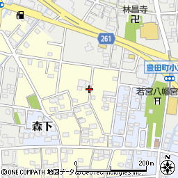静岡県磐田市豊田西之島周辺の地図