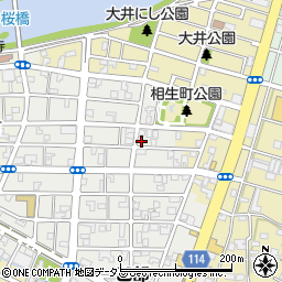 三重県津市相生町341周辺の地図
