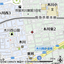 Y邸_木川東akippa駐車場周辺の地図
