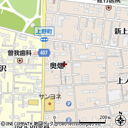 愛知県豊橋市上野町上野38周辺の地図