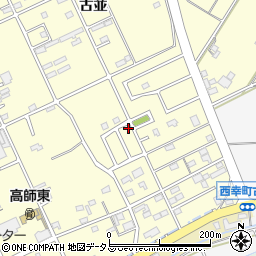 愛知県豊橋市西幸町古並23-34周辺の地図
