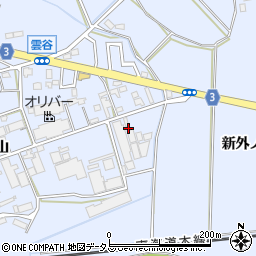 愛知県豊橋市雲谷町上ノ山250周辺の地図